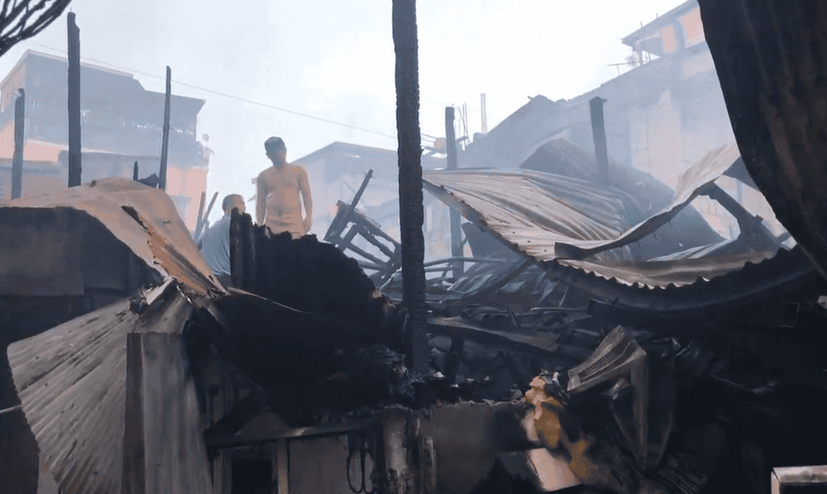 2 minors killed after a fire blaze residential area in Mandaluyong City
