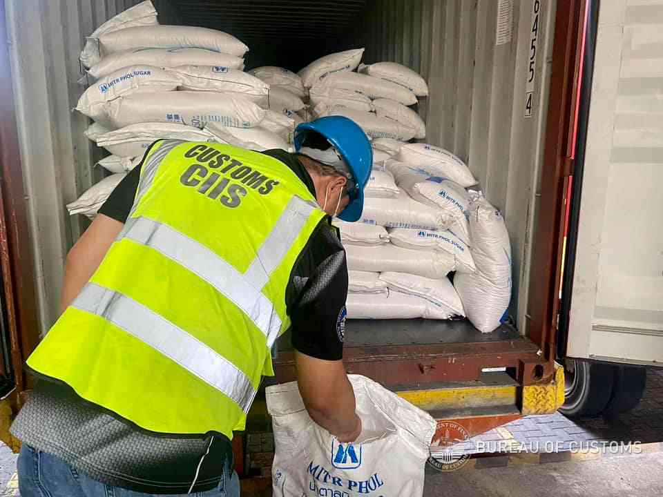 Customs seize P23.8-M worth of smuggled refined sugar at MICP