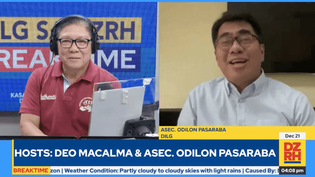 DILG Sa DZRH Breaktime: PNP, DOH, BFP gave update on its various campaigns