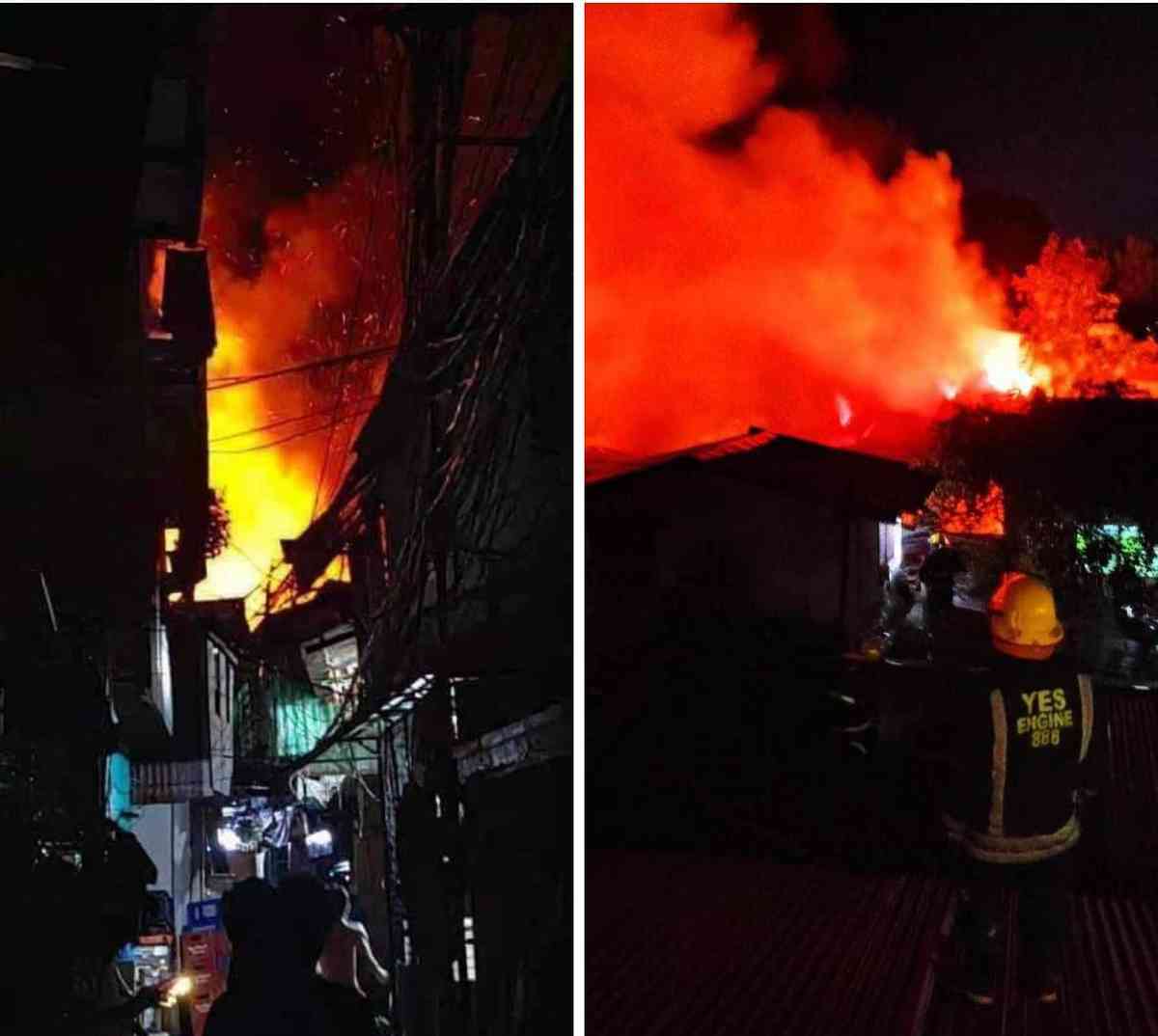 3 people hurt as fire hits 50 houses in Commonwealth Ave. QC