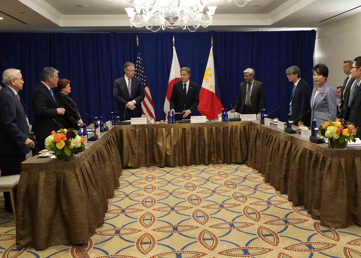 Japan pushes for upholding a free and open international order with US and PH