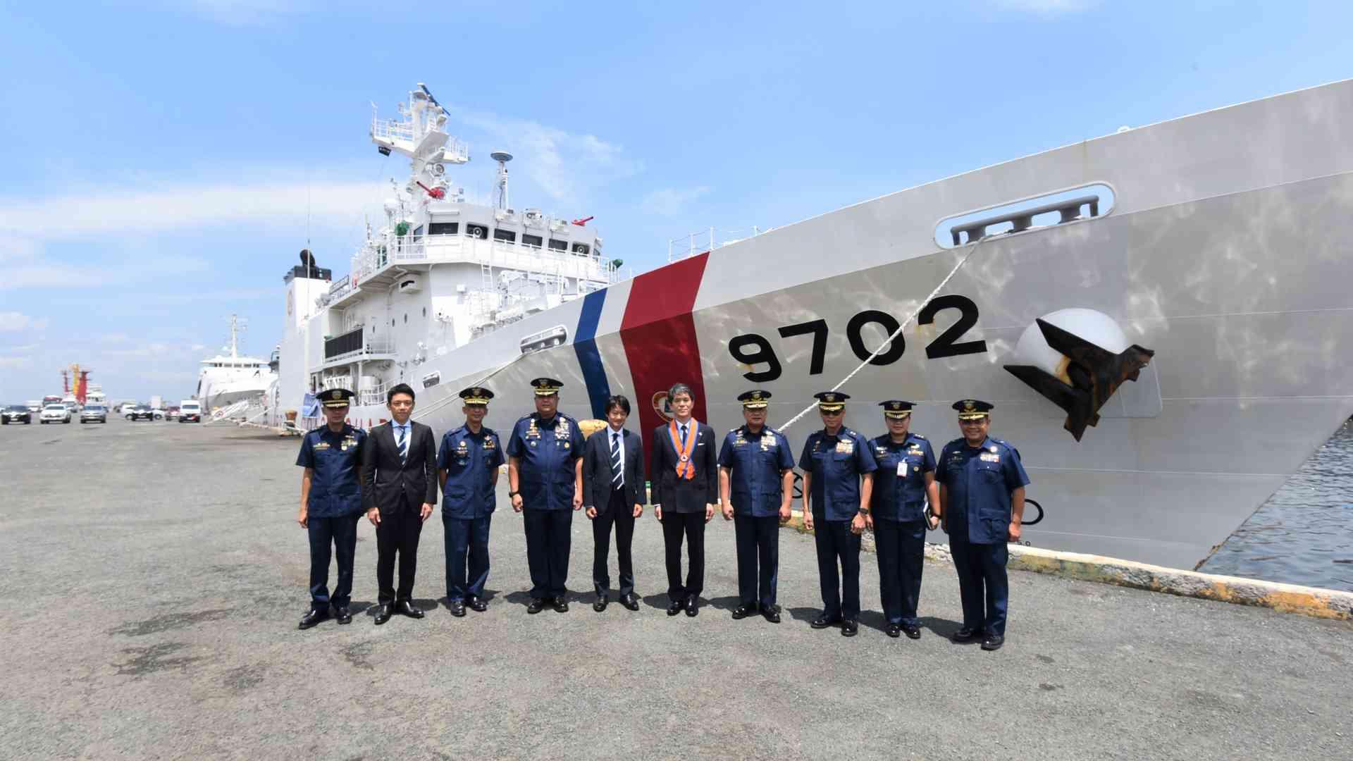 Japanese Amb. Endo visits PCG vessel; acquisition of additional five vessels from Japan set on Friday