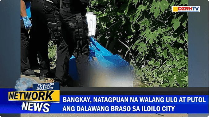 Man found decapitated, cut off arms in Iloilo City