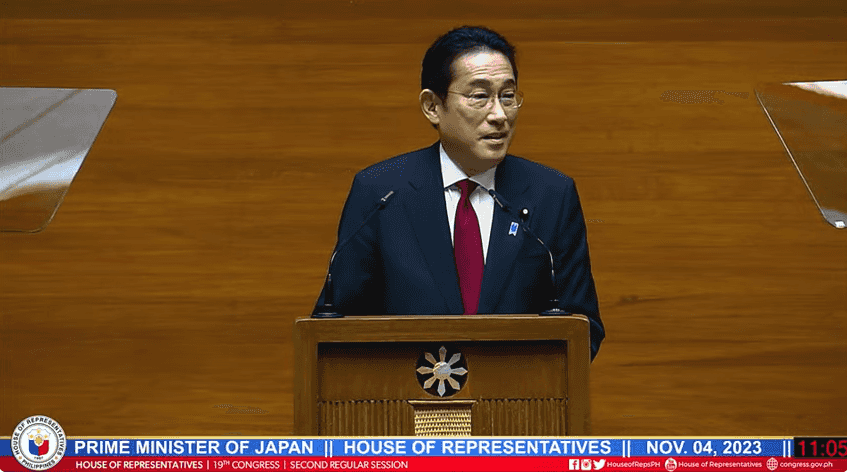 PH Congress warmly welcomes Japanese Prime Minister Fumio Kishida