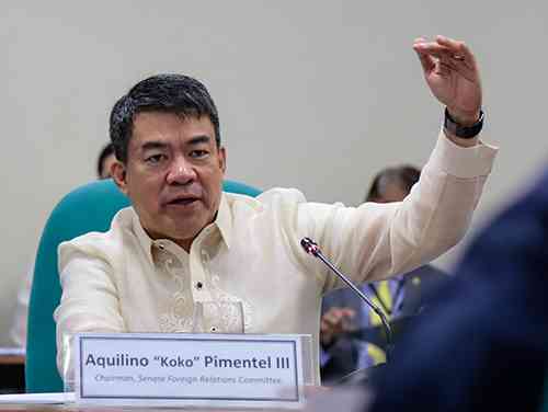 Pimentel to request deletion of OVP's intelligence funds