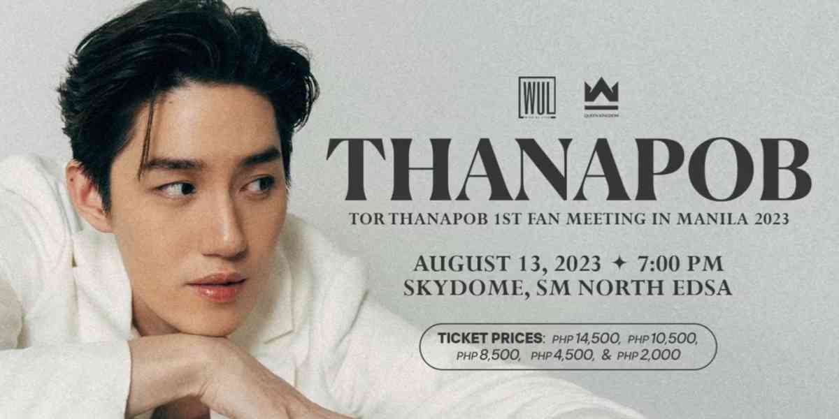 Thai heartthrob Tor Thanapob to meet fans in Manila this August
