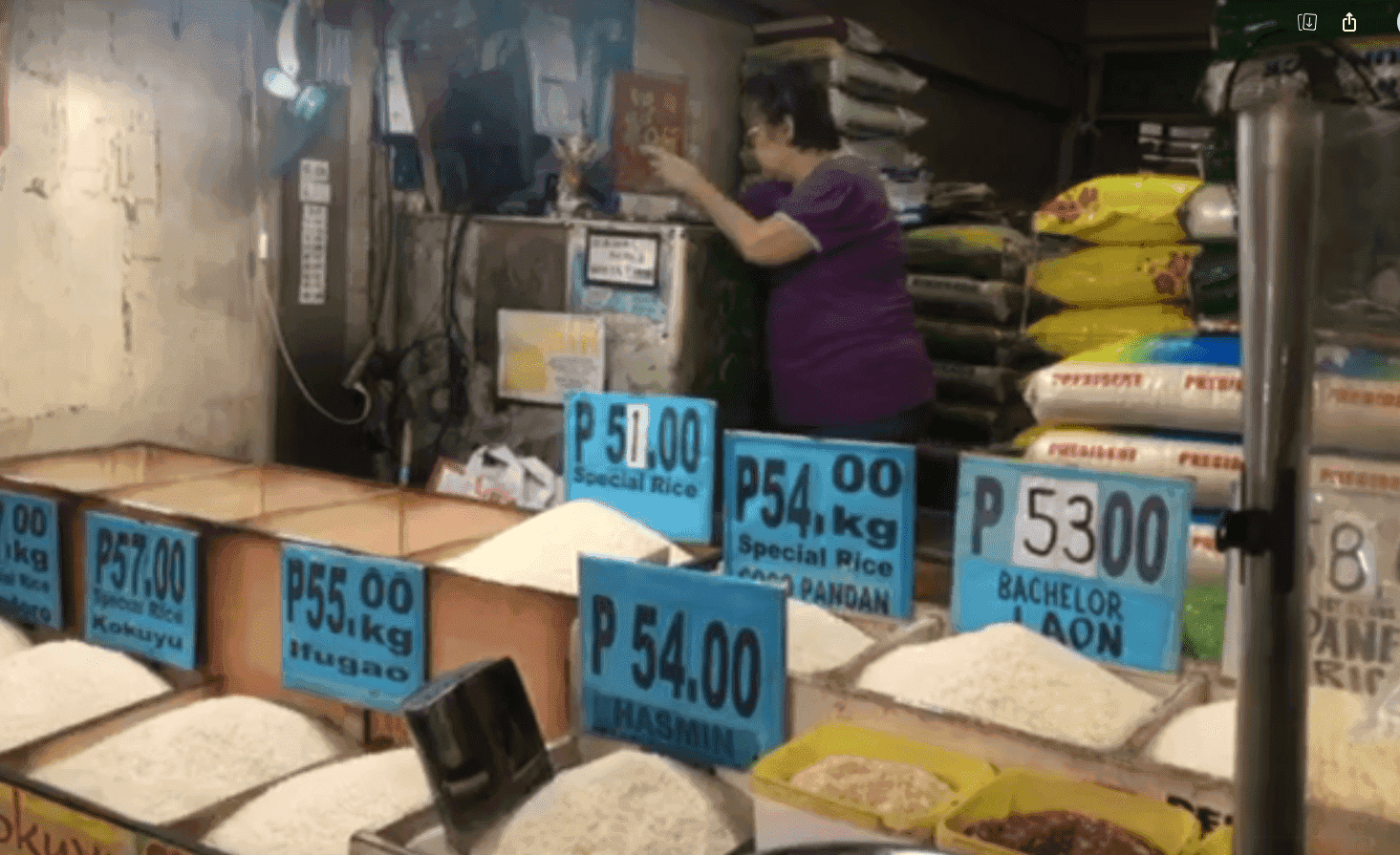 DA has no control to lower rice price to P20 per kilo