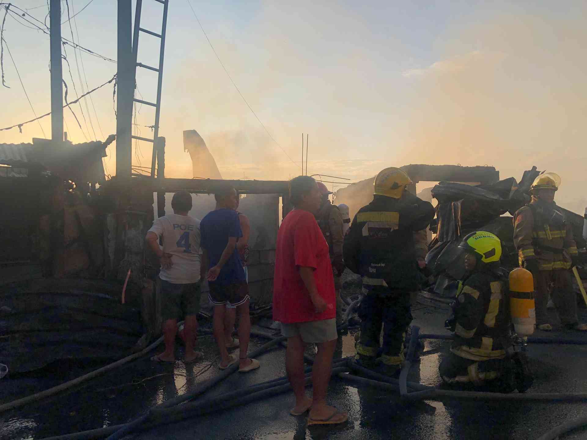 3 individuals hurt after fire hits residential area in Brgy. Rosario, Pasig City