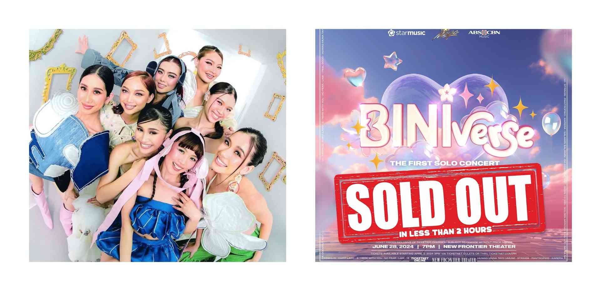 BINI's first-ever concert is sold out in less than 2 hours!