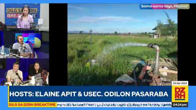 DILG sa DZRH Breaktime: 38 hectares of land hit by El Niño in Anao, Tarlac