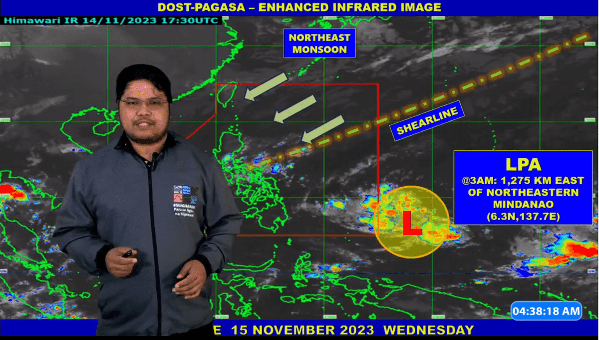 PAGASA: LPA outside PAR may re-intensify over the weekend