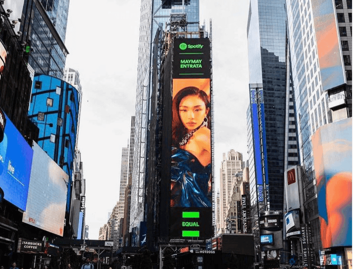 LOOK: Maymay Entrata slays in New York billboard