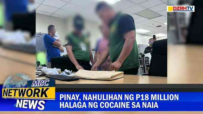P18.3-M worth of cocaine seized from NAIA passenger