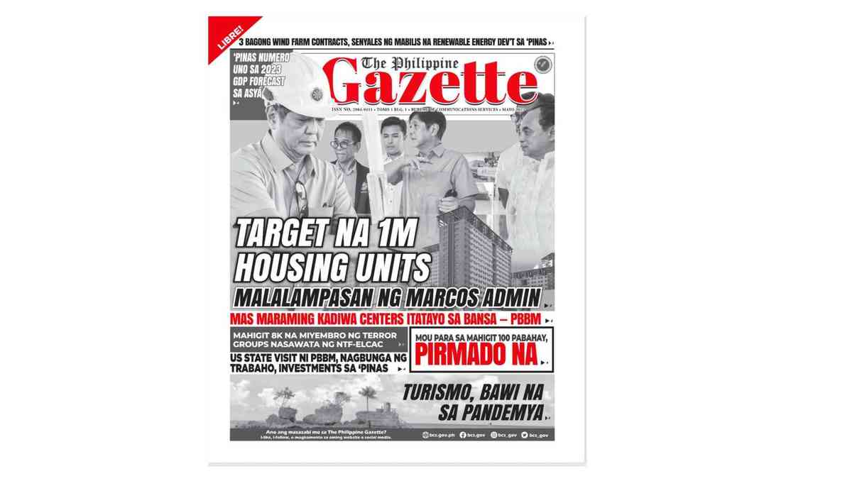 LOOK: PCO launches free newsletter 'The Philippine Gazette'