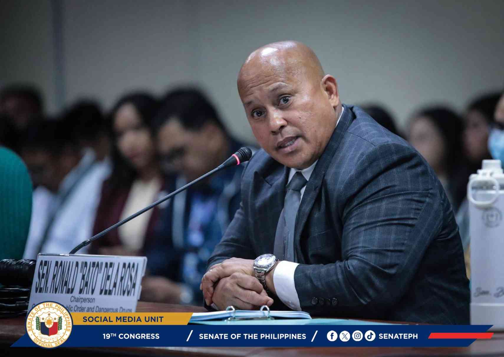 Dela Rosa pushes probe to identify person behind PDEA's leaked documents