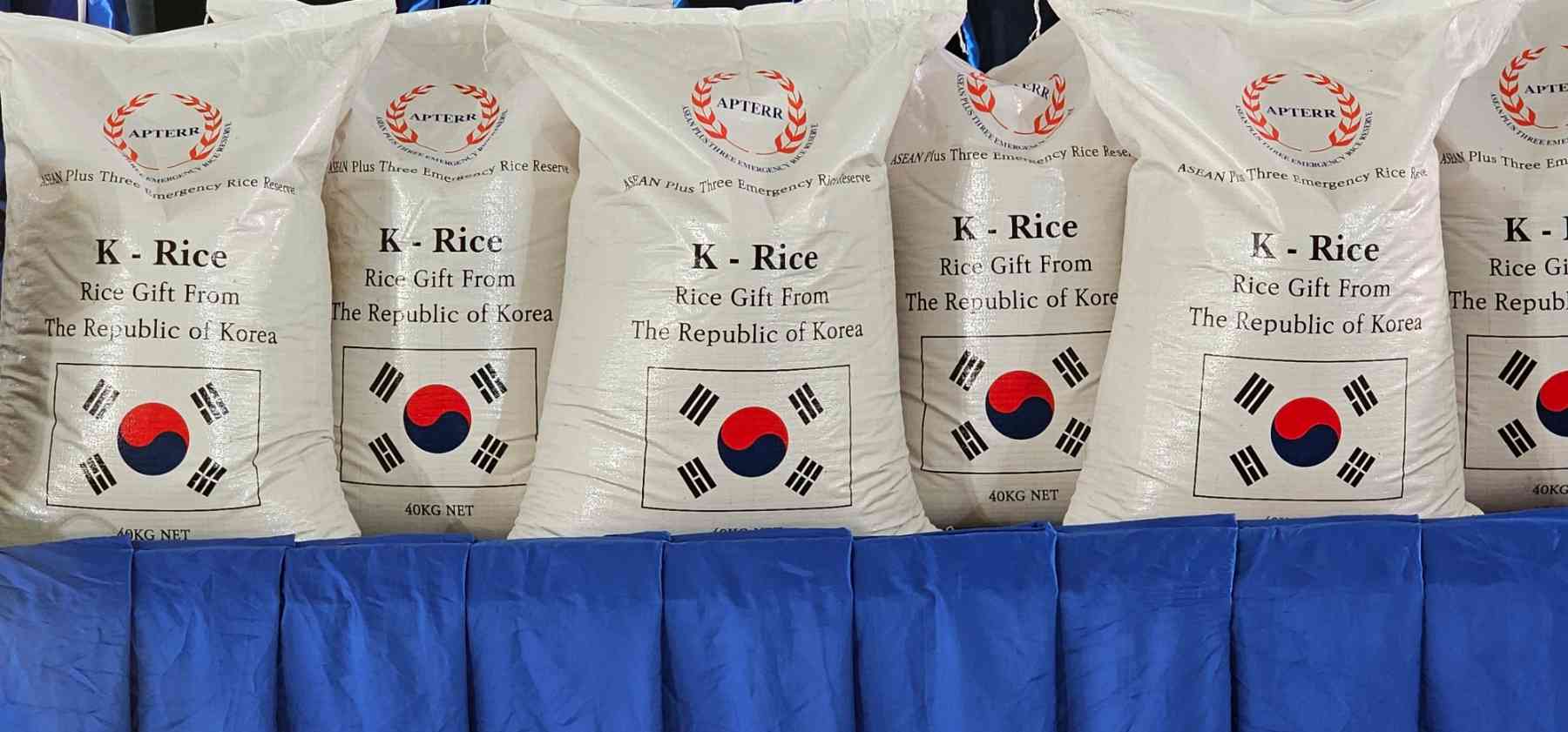 Republic of Korea donates 750 MT of rice for beneficiaries in Eastern Visayas and Mindanao