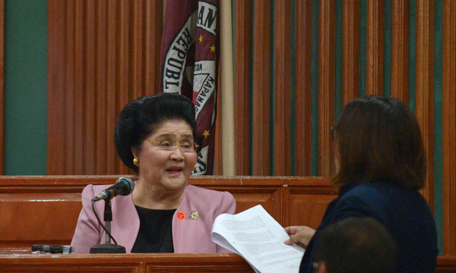 Ex- first lady Imelda Marcos to be out of hospital on Tuesday, says Imee
