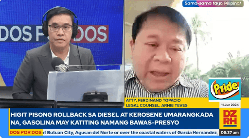 Topacio responds to Clavano statement over Teves 'release'