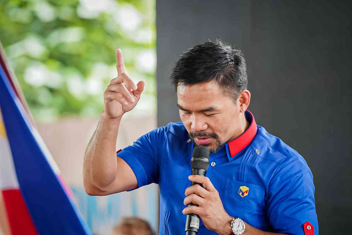 'Tuloy ang laban': Pacquiao denies withdrawing from presidential bid