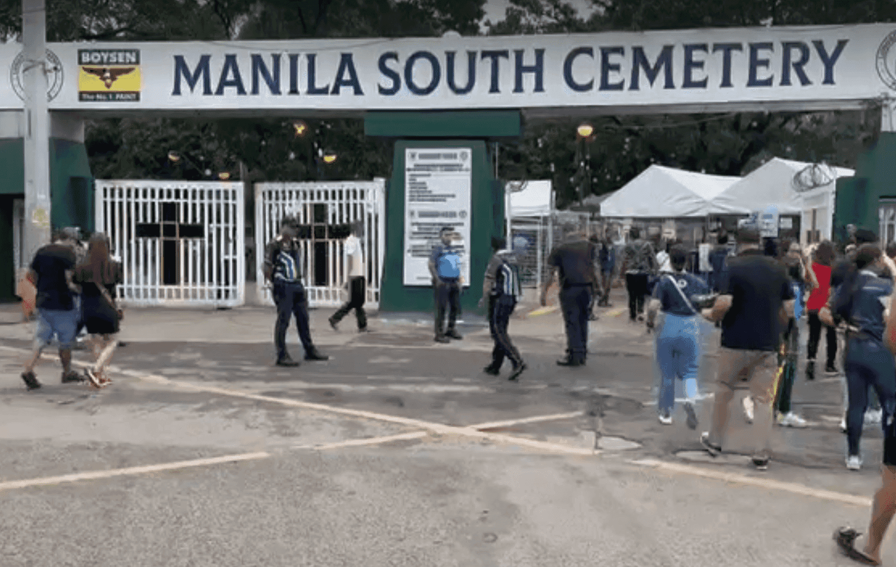 50,000 visitors in Manila South Cemetery expected today, Nov. 2