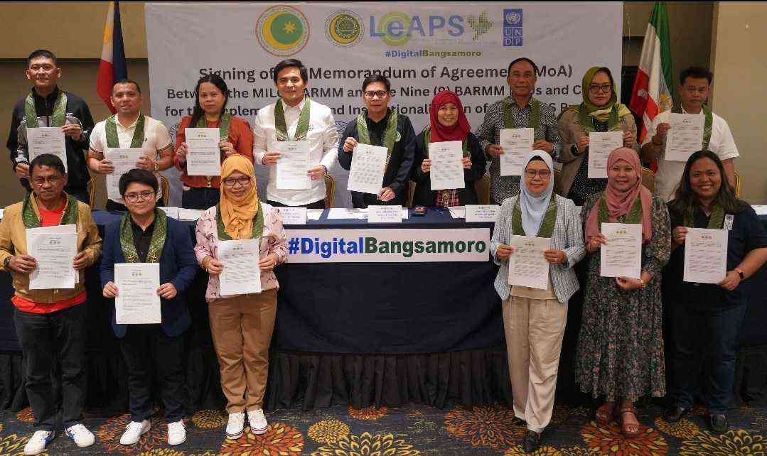 9 LGU’s join Bangsamoro govt’s push for #DigitalBangsamoro