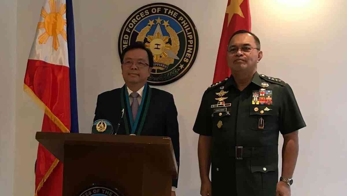 Chinese envoy meets AFP Chief amid laser incident at Ayungin