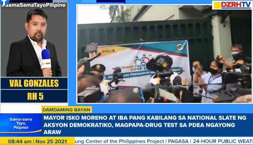 Isko Moreno undergoes voluntary drug test