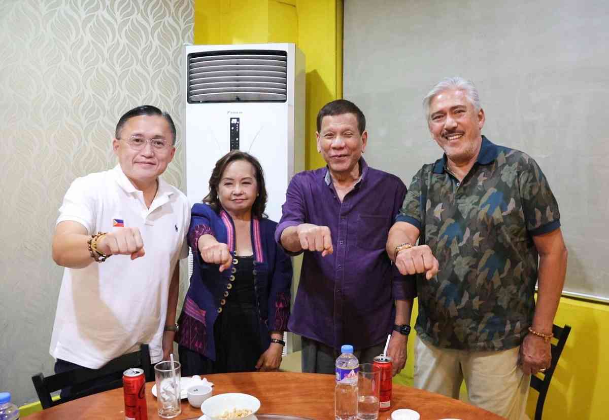Arroyo urges ex-Pres. Duterte to be active in politics during informal meeting — Go