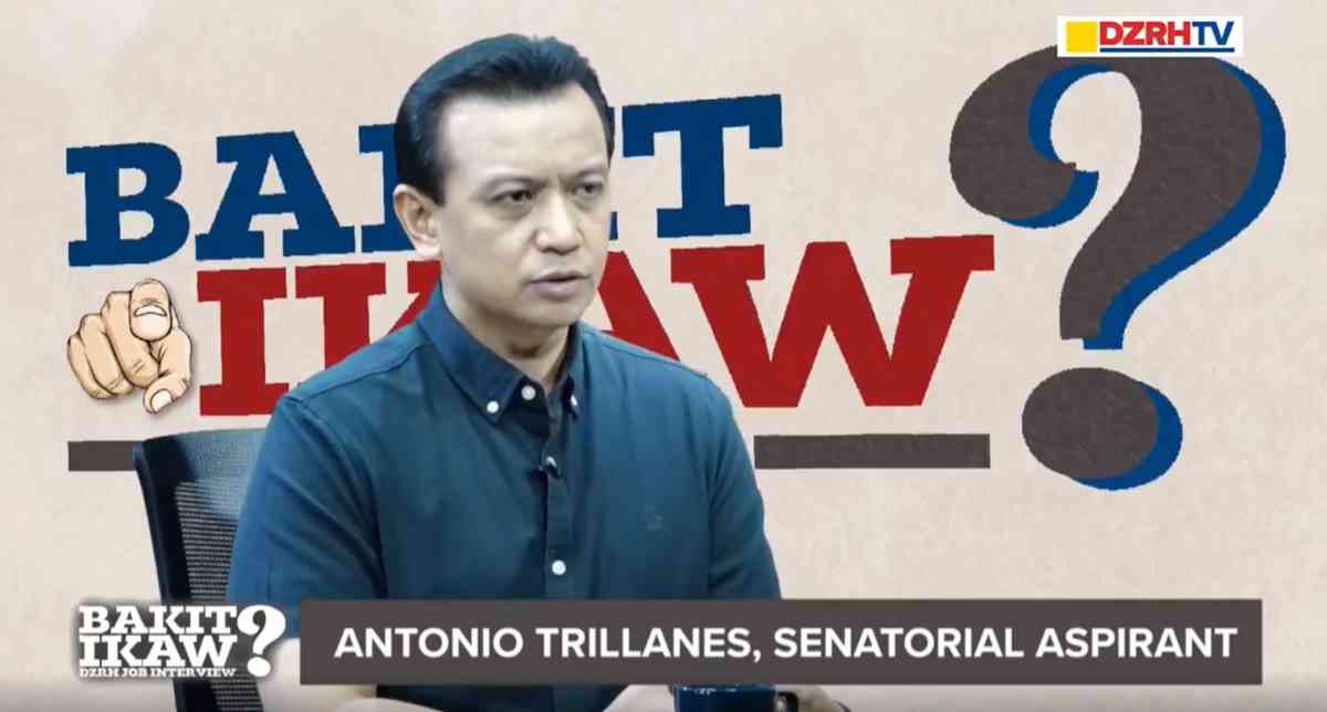 Bakit Ikaw? Trillanes describes support for Robredo as 'slow burn'