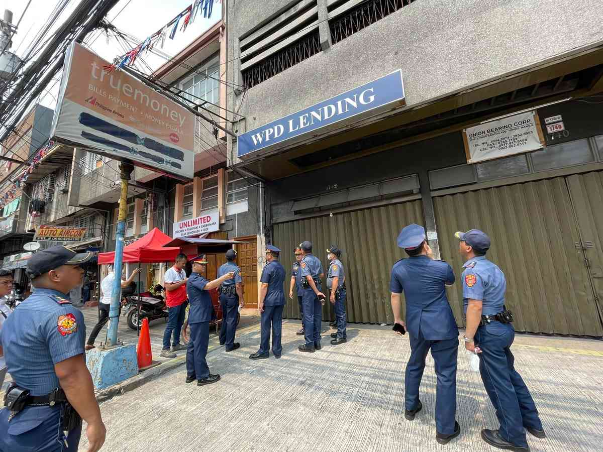 Dela Rosa, Padilla conduct occular inspection in lending office in Manila