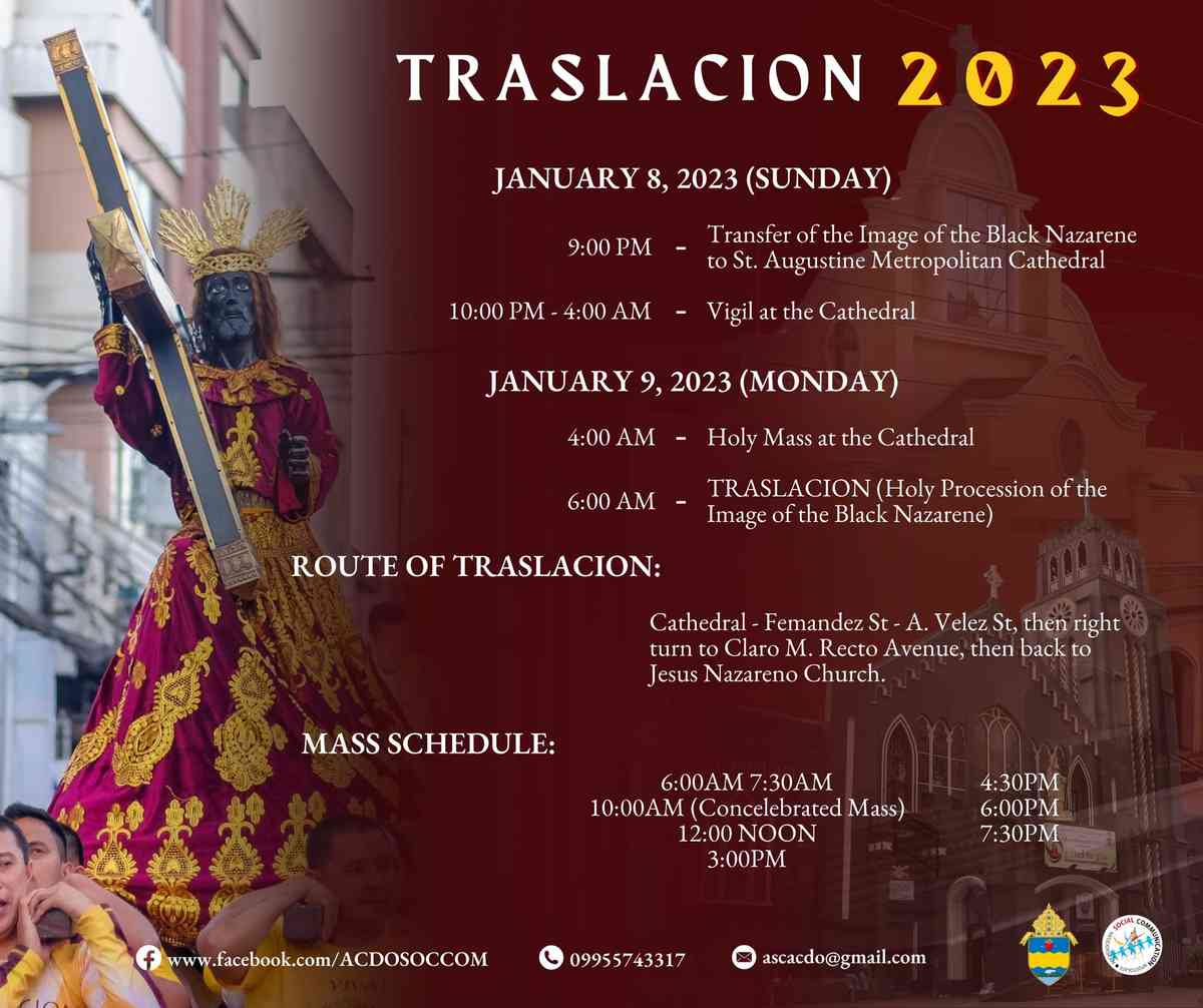 Cagayan de Oro, Tagum to hold Black Nazarene processions