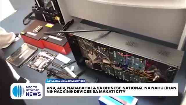 Chinese with suspected hacking devices caught in Makati