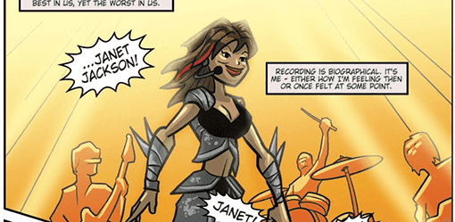 Comic book gives the lowdown on Janet Jackson's life and career