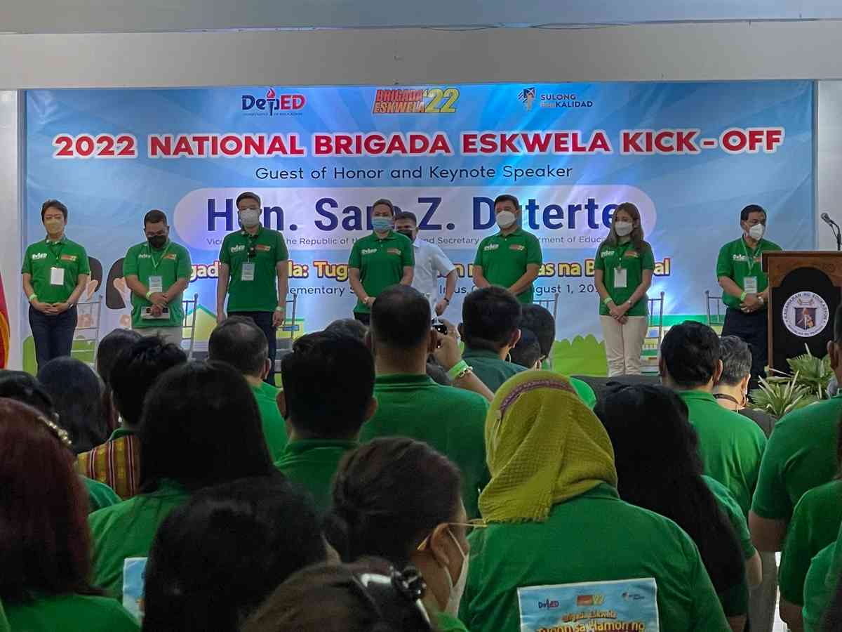 DepEd launches physical 'Brigada Eskwela' after two years