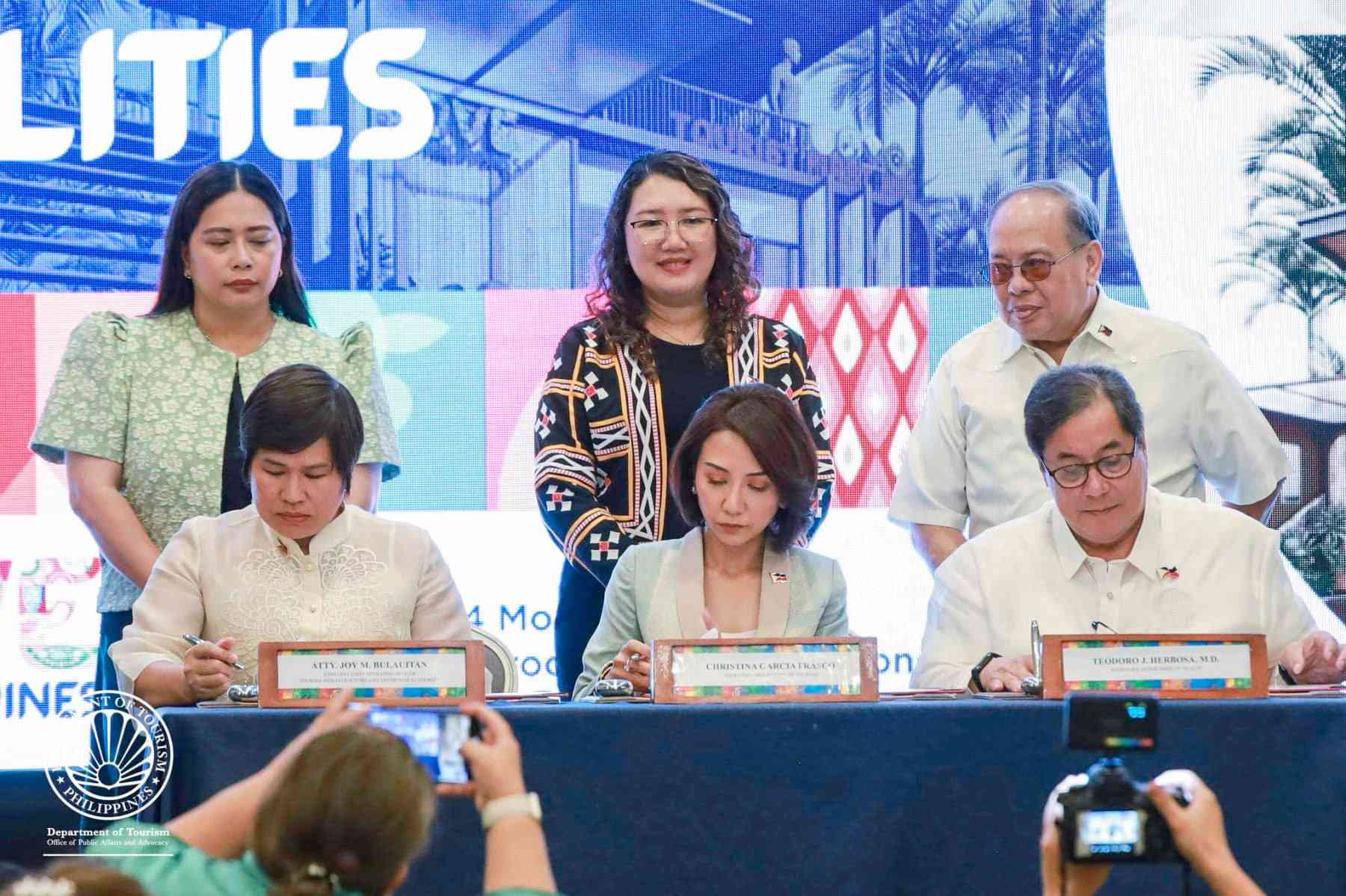 DOT, DOH, TIEZA signs agreement to build “Tourist First Aid Facilities”