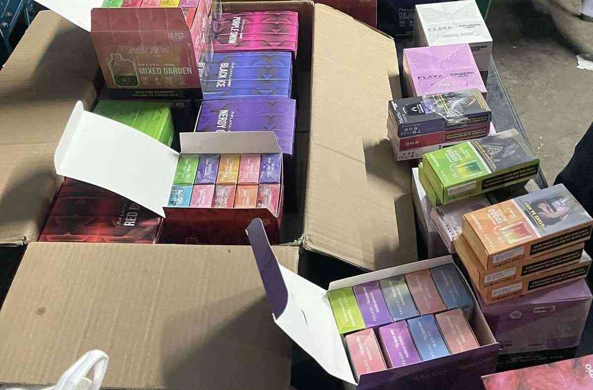 DTI-FTEB, DSOU SPD confiscates 9,359 illegal vape products in Pasay City