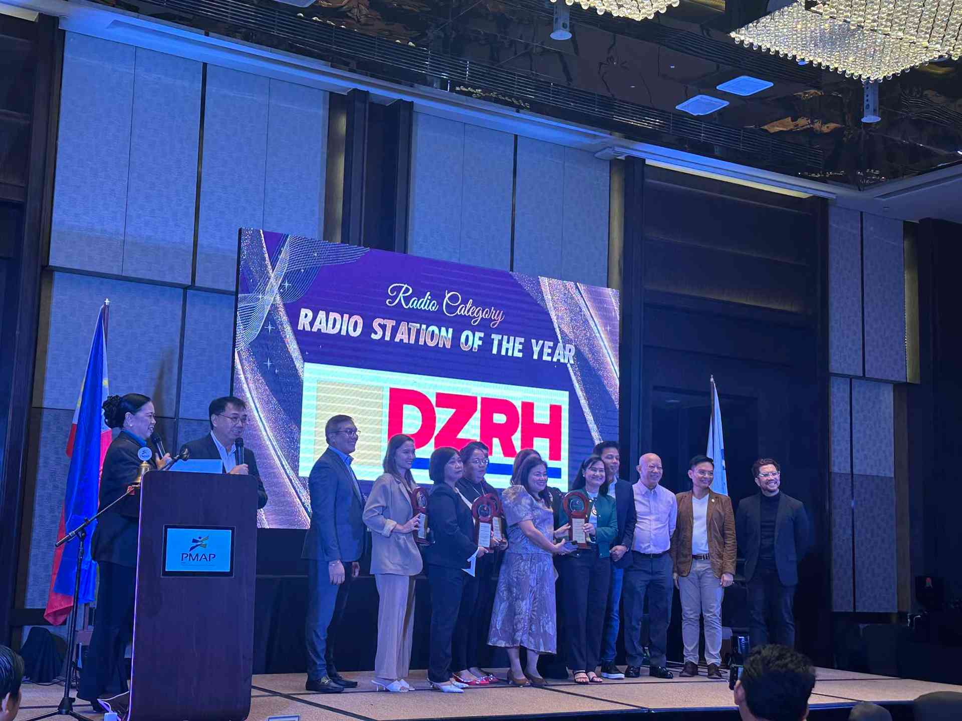 DZRH triumphs as the Radio Station of the Year at the 12th Makatao Awards for Media Excellence