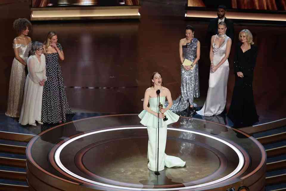 Emma Stone wins second career Oscar for 'Poor Things'
