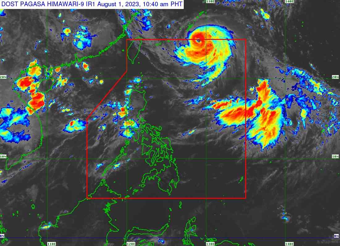 Falcon continues to maintains strength while heading to Okinawa Island — PAGASA