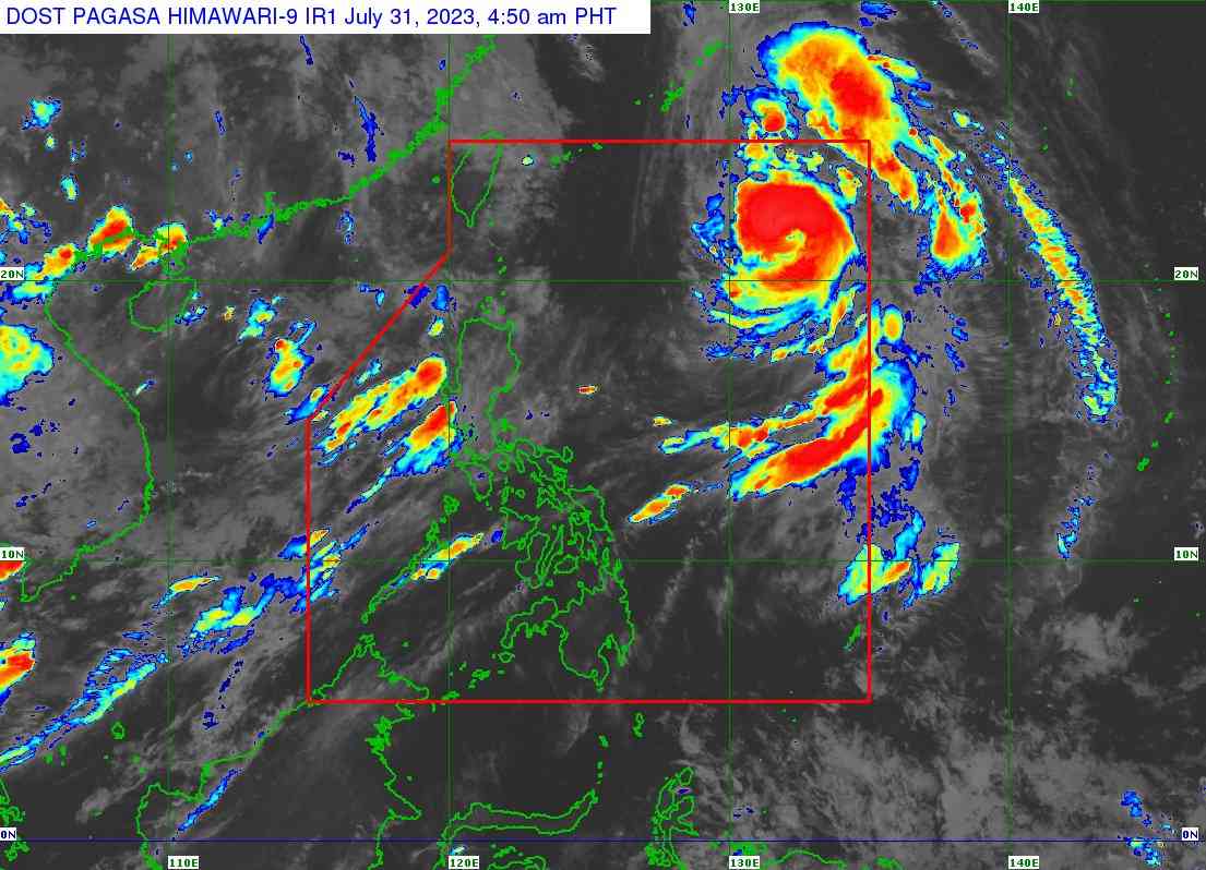 Typhoon Falcon further intensifies while over PH sea