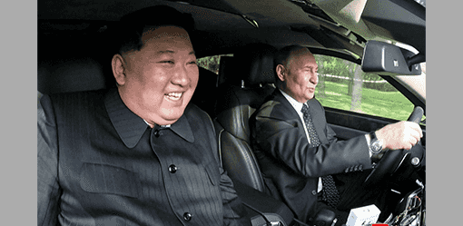 Firm making car that Putin gifted to Kim uses South Korean parts, data shows