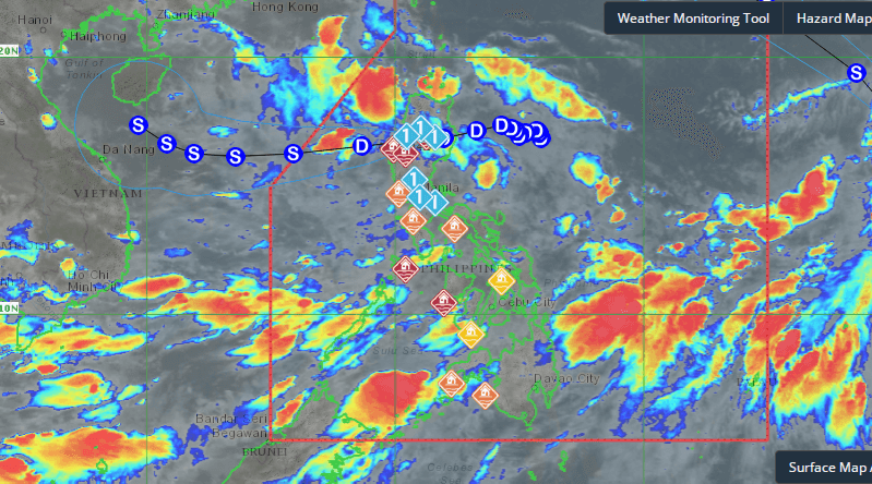 Tropical depression Gener moves westward, signal No. 1 raised in 24 Areas