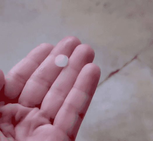 Hail experienced by Quezon City residents