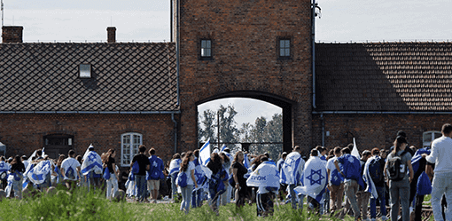 Holocaust survivors march in Auschwitz in shadow of Oct 7 attacks