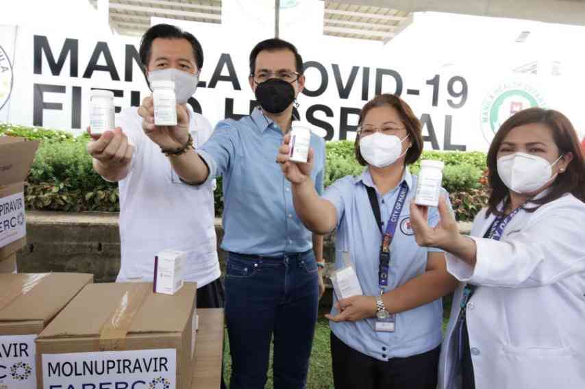 Isko Moreno rolls out 40,000 antiviral Molnupiravir pills for free