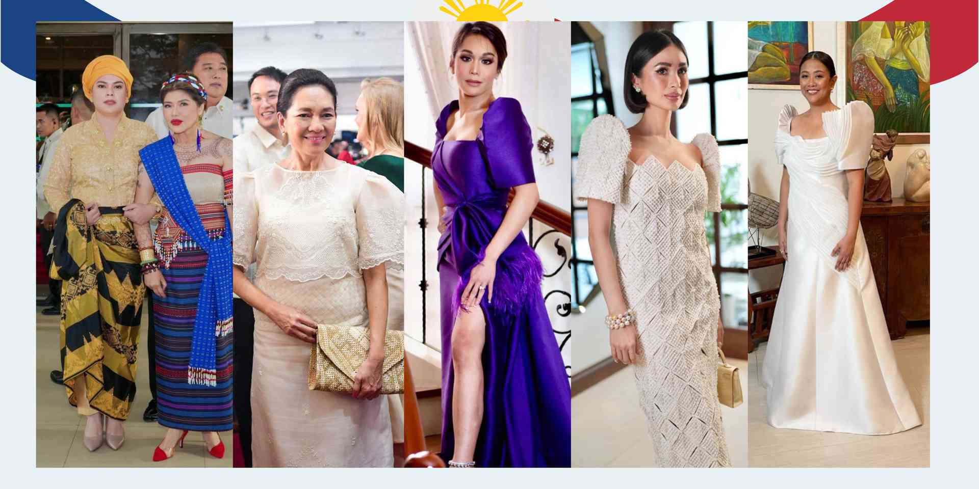 LOOK: Filipinianas, cultural dresses spotted on SONA 2023's red carpet
