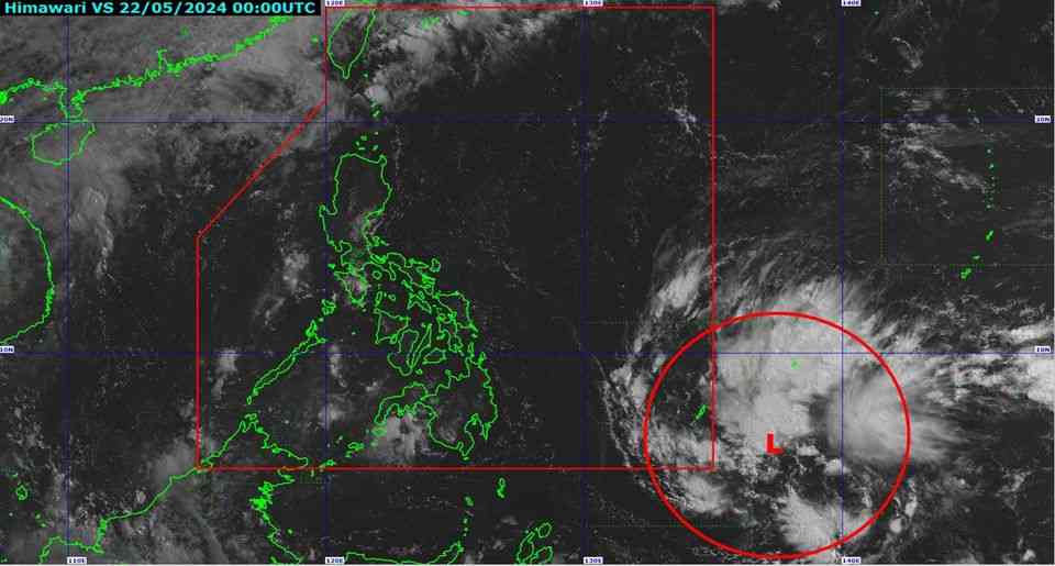Cloud clusters spotted at east of Mindanao may form into LPA —PAGASA
