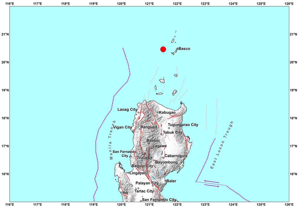 Magnitude 5.4 quake jolts Batanes