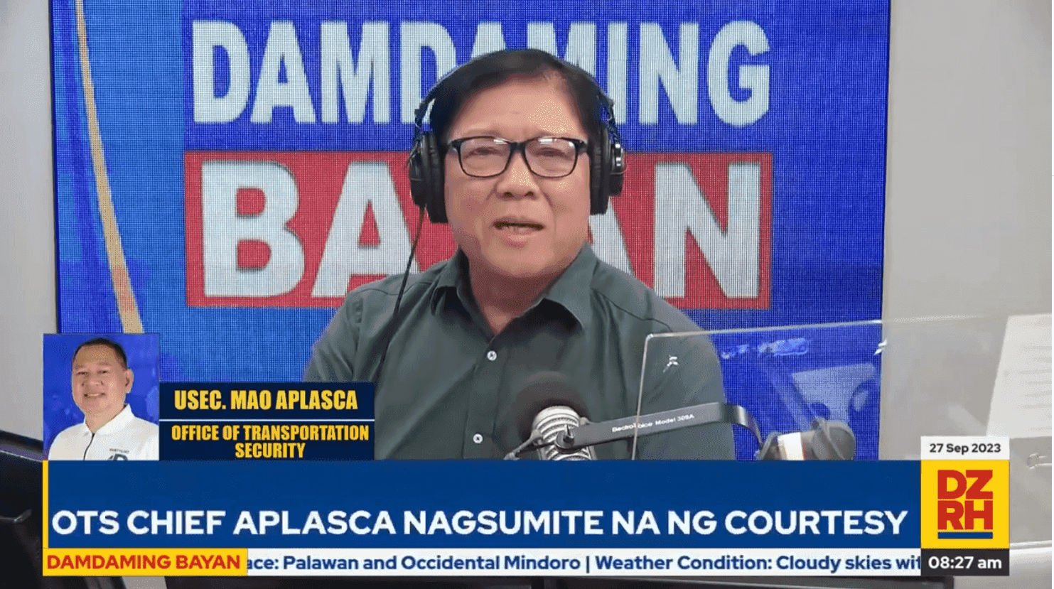 OTS Chief Aplasca after filing resignation: 'Nanghihinayang po talaga ako'