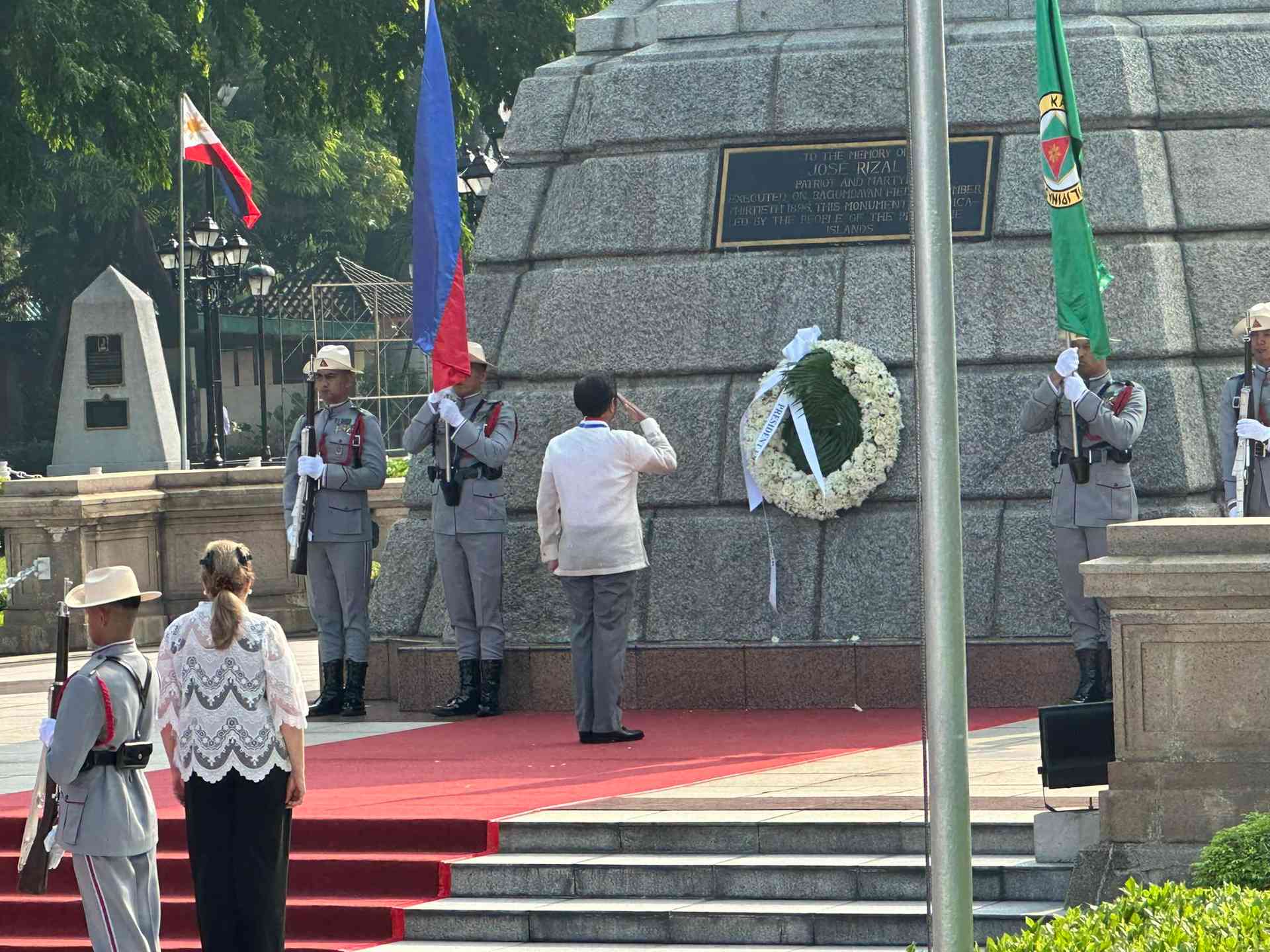 Marcos leads Philippine Independence Day ceremony in Rizal Park, Manila
